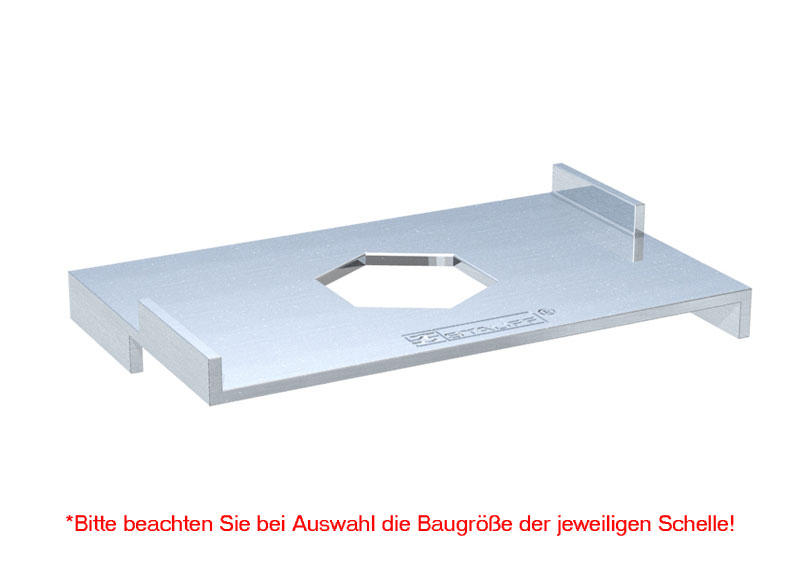 Sicherungsplatte_SIV STAUFF Sicherungsplatte SIV für Doppel-Baureihe (zur Verwendung mit Aufbauschrauben AF)
