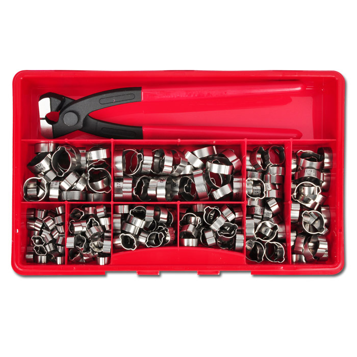 2-Ohr-Klemmen-Sortiment 2-Ohr Klemmen Sortiment