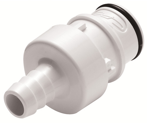 HFCD22635 HFCD22635 Schlauchtülle mit 9,5 mm Schlauchanschluss und Absperrventil, EPDM