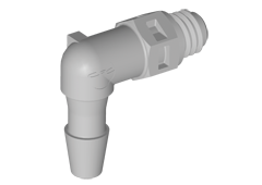 ME4 Einschraubstutzen 3,2 mm Schlauchanschluss / 10-32 Gewinde