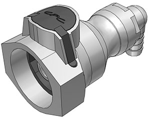 97800 - CPC-Winkelkupplung mit 9,5 mm Schlauchanschluss, mit Absperrventill, FDA, Buna-O-Ring (UDC) – NSF 97800 - CPC-Winkelkupplung mit 9,5 mm Schlauchanschluss, mit Absperrventill, FDA, Buna-O-Ring (UDC) – NSF