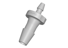 HSR42 HSR42 - gerader Reduzierstutzen von 3,2 mm auf 1,6 mm, Polypropylen (Natur)