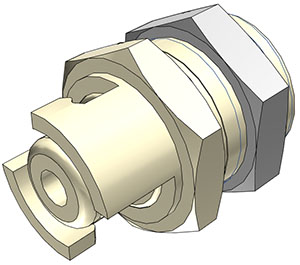 SMMPM0212 - CPC Kupplung Stecker 3,2 mm Schlauchanschluss, ohne Absperrventil, Buna-N Dichtung