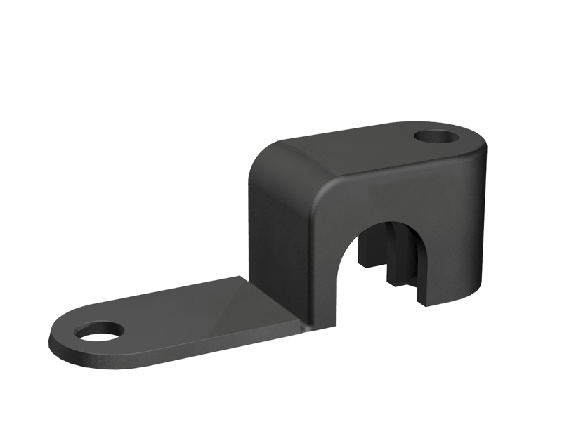 Clamp-Body-LB-PP-Black-Size-1-Open STAUFF Kunststoff Schlauchschelle