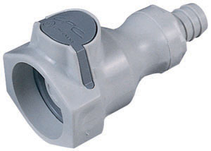 95600 - CPC-Kupplung mit 12,7 mm Schlauchanschluss, mit Absperrventill, FDA, Silikon-O-Ring (UDC) – NSF 95600 - CPC-Kupplung mit 12,7 mm Schlauchanschluss, mit Absperrventill, FDA, Silikon-O-Ring (UDC) – NSF