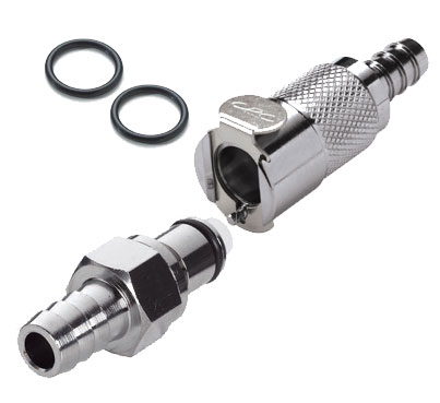 BMW03HNhKOpBQH5SpY BMW03 - BMW Benzinkupplungs-Set für 8 mm Benzinschlauch, beidseitig Absperrventil, Viton-Dichtung