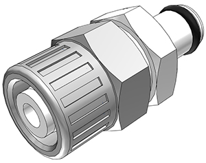 PMC2006-CAD PMC2006 - CPC Kupplung Stecker mit 9,5 mm AD / 6,4 mm ID