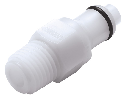 PLCD24004rvAEu38N67z3E PLCD24004 - Stecker 1/4" NPT Außengewinde, mit Absperrventil, Buna-N Dichtung