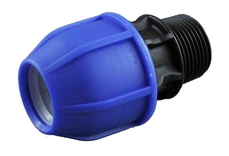 Male-threaded-adaptor-MA Klemmringverschraubung Wasserleitung Kunststoff Verschraubung