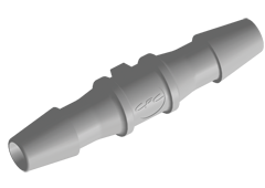 HS4 Gerader Schlauchverbinder mit 3,2 mm Schlauchanschluss