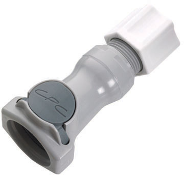 HFCD13812 HFCD13812 | CPC Schlauchkupplung mit einem 1/2" JACO Schlauchanschluss, mit Absperrventil, EPDM