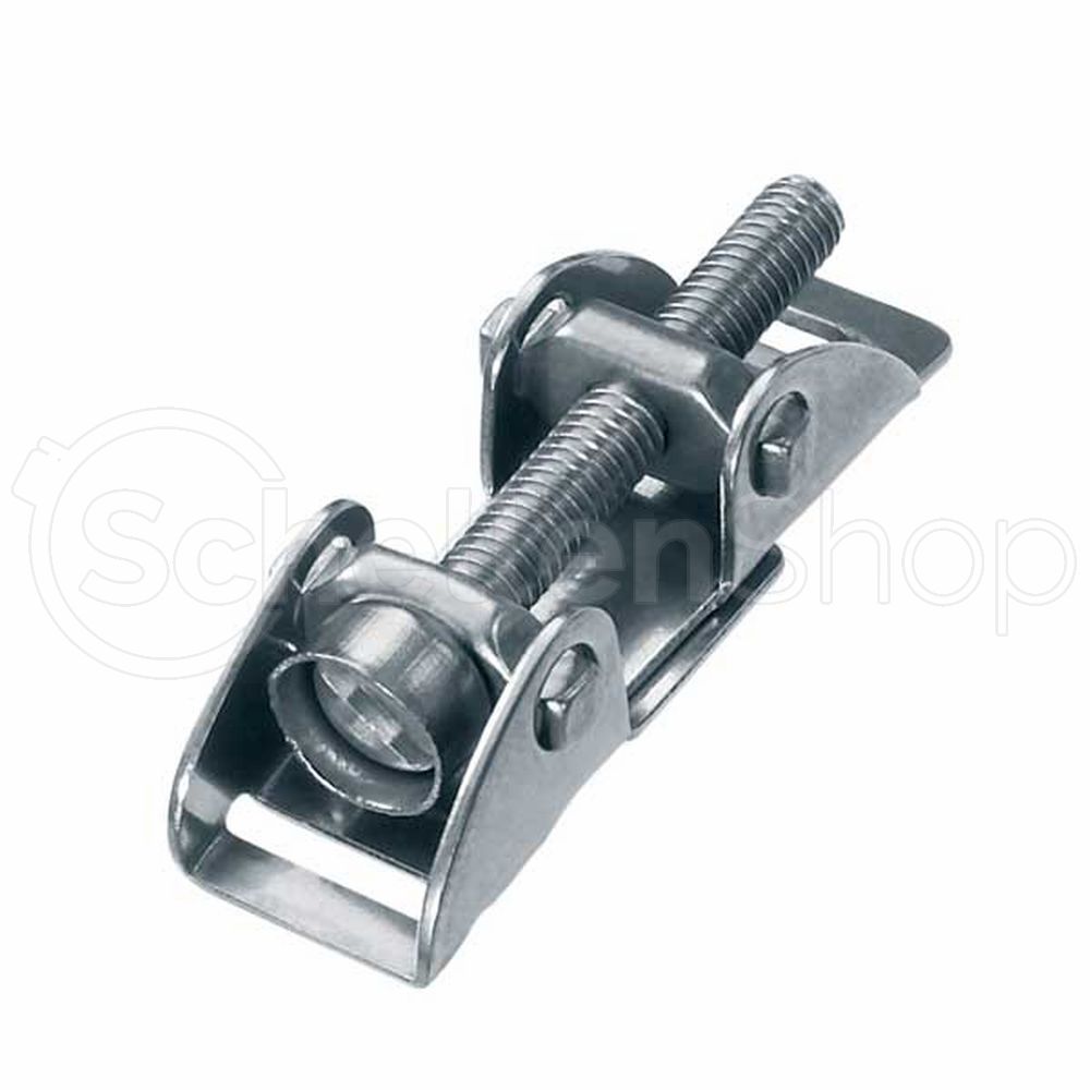 Schraubschloss-540R-10-mm Oetiker Schraubschloss 540R/10, Bandbreite 10 mm, Edelstahl V2A (1.4301)